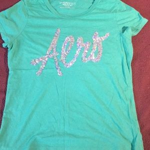 Aeropostal green shirt